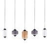 Pakabinamas šviestuvas Beliani Lampa wisząca LED SULLANE LED Szkło Kolorowy
