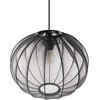 Pakabinamas šviestuvas Beliani Lampa wisząca MARIETA Juodas
