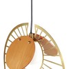 Pakabinamas šviestuvas Beliani Lampa wisząca BARGO Metal Auksinis