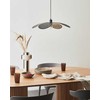 Pakabinamas šviestuvas Beliani Lampa wisząca KOSHI Metal Juodas