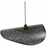 Pakabinamas šviestuvas Beliani Lampa wisząca MAHI Metal Juodas