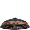 Pakabinamas šviestuvas Beliani Lampa wisząca MINILLAS Metal Juodas