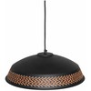 Pakabinamas šviestuvas Beliani Lampa wisząca MINILLAS Metal Juodas