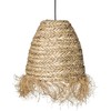 Pakabinamas šviestuvas Beliani Lampa wisząca MOROVIS Trawa morska Naturalny