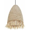 Pakabinamas šviestuvas Beliani Lampa wisząca TUTONG Plecionka Naturalny