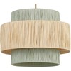 Pakabinamas šviestuvas Beliani Lampa wisząca PALBRA Papier Naturalny