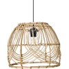 Pakabinamas šviestuvas Beliani Lampa wisząca POSTRERO Rattan Naturalny