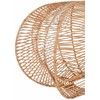 Pakabinamas šviestuvas Beliani Lampa wisząca KIBI Rattan Naturalny
