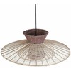 Pakabinamas šviestuvas Beliani Lampa wisząca KABOMPO Rattan Ruda