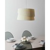 Lubinis šviestuvas Beliani Lampa sufitowa BIRIM Kremas