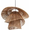 Pakabinamas šviestuvas Beliani Lampa wisząca BEDAS Juta Naturalny