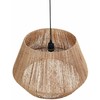 Pakabinamas šviestuvas Beliani Lampa wisząca BIRAU Juta Naturalny