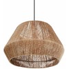 Pakabinamas šviestuvas Beliani Lampa wisząca BIRAU Juta Naturalny