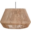 Pakabinamas šviestuvas Beliani Lampa wisząca BIRAU Juta Naturalny