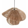 Pakabinamas šviestuvas Beliani Lampa wisząca BEDAS Juta Naturalny