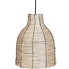Pakabinamas šviestuvas Beliani Lampa wisząca KELAKAS Plecionka Naturalny