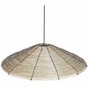 Pakabinamas šviestuvas Beliani Lampa wisząca LUAGAN Plecionka Naturalny