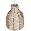 Pakabinamas šviestuvas Beliani Lampa wisząca KELAKAS Plecionka Naturalny