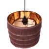 Pakabinamas šviestuvas Beliani Lampa wisząca SUAPURE Rožinė