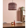 Pakabinamas šviestuvas Beliani Lampa wisząca SUAPURE Rožinė