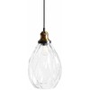 Pakabinamas šviestuvas Lampa wisząca Beliani Lampa wisząca COOSA Szkło Permatomas