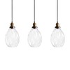 Pakabinamas šviestuvas Lampa wisząca Beliani Lampa wisząca COOSA Szkło Permatomas