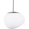 Pakabinamas šviestuvas Shumee Beliani Lampa wisząca LIFFEL Szkło Baltas