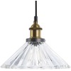 Pakabinamas šviestuvas Lampa wisząca Beliani Lampa wisząca COLORADO Szkło Permatomas