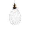 Pakabinamas šviestuvas Beliani Lampa wisząca COOSA Szkło Permatomas