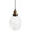 Pakabinamas šviestuvas Beliani Lampa wisząca COOSA Szkło Permatomas