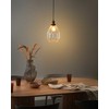 Pakabinamas šviestuvas Beliani Lampa wisząca COOSA Szkło Permatomas