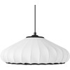 Pakabinamas šviestuvas Beliani Lampa wisząca ZULIA Materiał syntetyczny Baltas