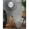 Beliani Lampion MAURITIUS Wierzba 40 cm Baltas