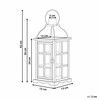 Beliani Lumarko Metal Lampion 36 cm juoda CLARA!