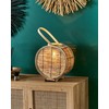 Beliani Lumarko Rattan Lemp 30 cm gamtos BISTAL!
