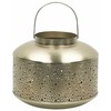 Beliani Lampion CORFU Metal 22 cm Auksinis