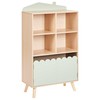 Beliani Lentyna 2 półki LACKEY MDF 105 cm Jasnozielony