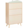 Beliani Lentyna 2 półki LACKEY MDF 105 cm Jasnozielony