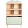 Beliani Lentyna 2 półki LACKEY MDF 105 cm Jasnozielony