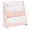 Beliani Lentyna na książki 4 półki LILOET MDF 70 cm Pastelinis róż