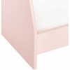 Beliani Lentyna na książki 4 półki LILOET MDF 70 cm Pastelinis róż