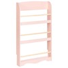 Beliani Lentyna siena LILOET MDF 100 cm Pastelinis rožinė