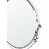Beliani sieninis kosmetinis veidrodis ant rankos YVELINES 57 cm 36 cm metalinis Sidabrinė