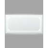 Beliani Vonios veidrodis su LED apšvietimu AVRANCHES 120 cm 60 cm Sidabrinis