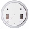 Beliani Vonios veidrodis su LED apšvietimu BROGNON 60 cm, integruotas „Bluetooth“ garsiakalbis, sidabrinis