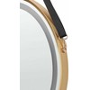 Beliani LED vonios veidrodis DAROIS 60 cm x 60 cm su integruotu Bluetooth garsiakalbiu, auksinis
