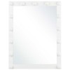 Beliani Voninis LED veidrodis ODENAS 50 cm 60 cm baltas