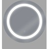 Beliani Vonios veidrodis su LED apšvietimu SELUNE 58 cm sidabrinis