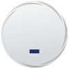 Beliani Vonios kambario veidrodis su LED apšvietimu TANAY 60 cm 60 cm su įmontuotu Bluetooth garsiakalbiu sidabrinis