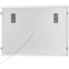 Beliani Vonios veidrodis su LED apšvietimu THAIX 80 cm x 60 cm, sidabrinis